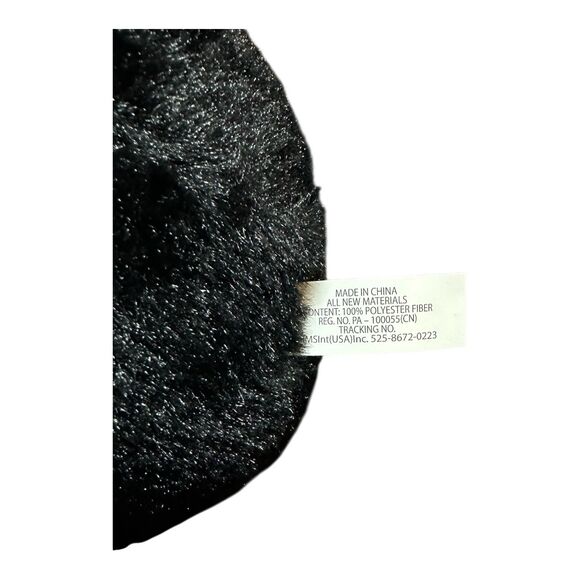 RMS International Spooky Goth Plush Grim Reaper Ghost Black White soft 12" - Picture 6 of 6